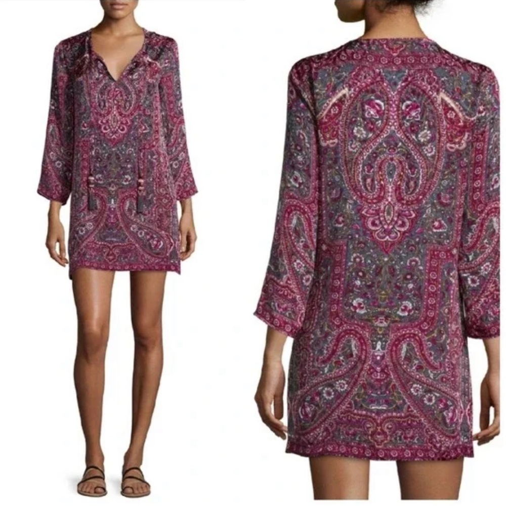 CALYPSO ST BARTH
Padouri Split-Neck Shift Dress